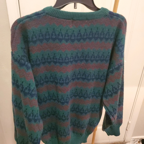STONERIVER Outfitters Sweter Green Blue Size L - Picture 4 of 8